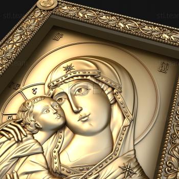 3D model Igorevskaya Mother of God (STL)